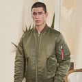 Logan | Giacca bomber MA1 da pilota – Calore militare per autunno e inverno