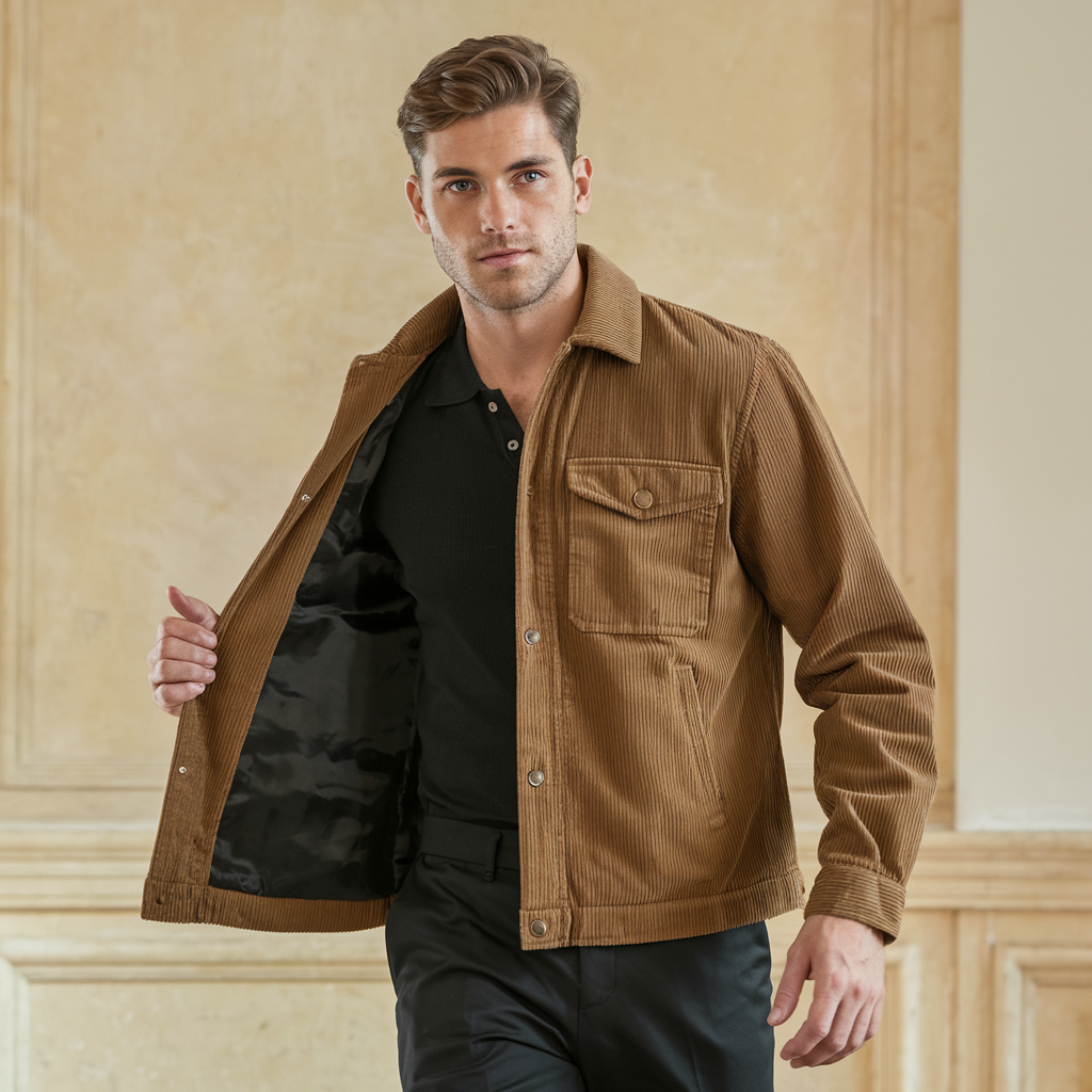 Robert | Corduroy Jakken - Vintage og trendy - - men's fashion - {{ product_tags }