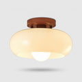 Moderne Bauhaus Loftlampe – Skulpturel Glaskuppel