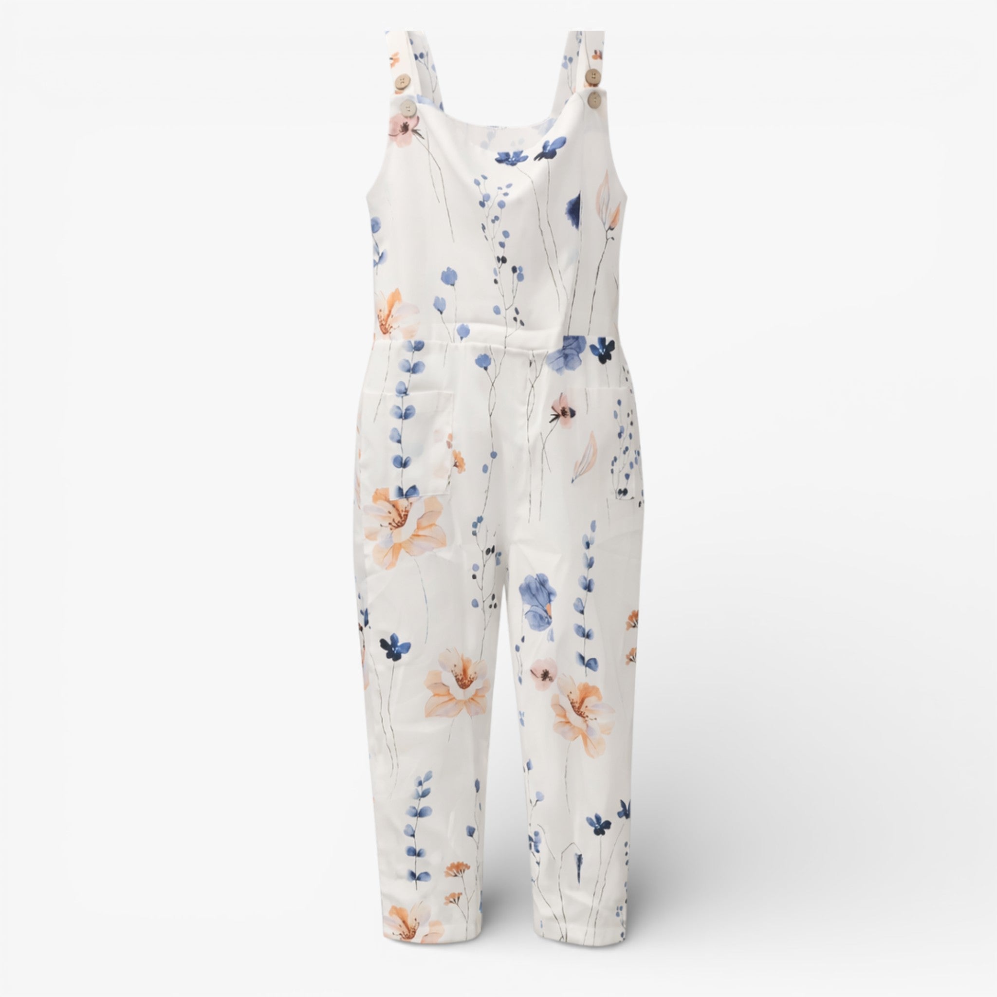 Breezy | Mouwloze jumpsuit met bloemenprint