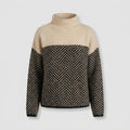Dametrøje i cashmere med rullekrave - Blød strikpullover