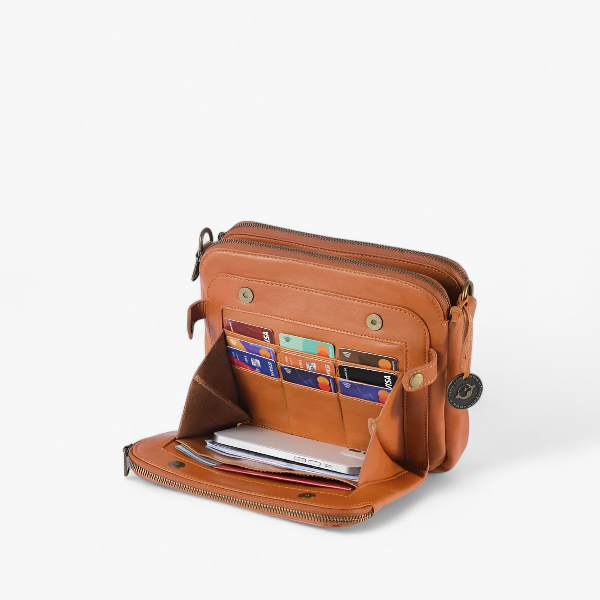 AgentBag™ - Crossbody-skuldertasker i læder - - bags - {{ product_tags }