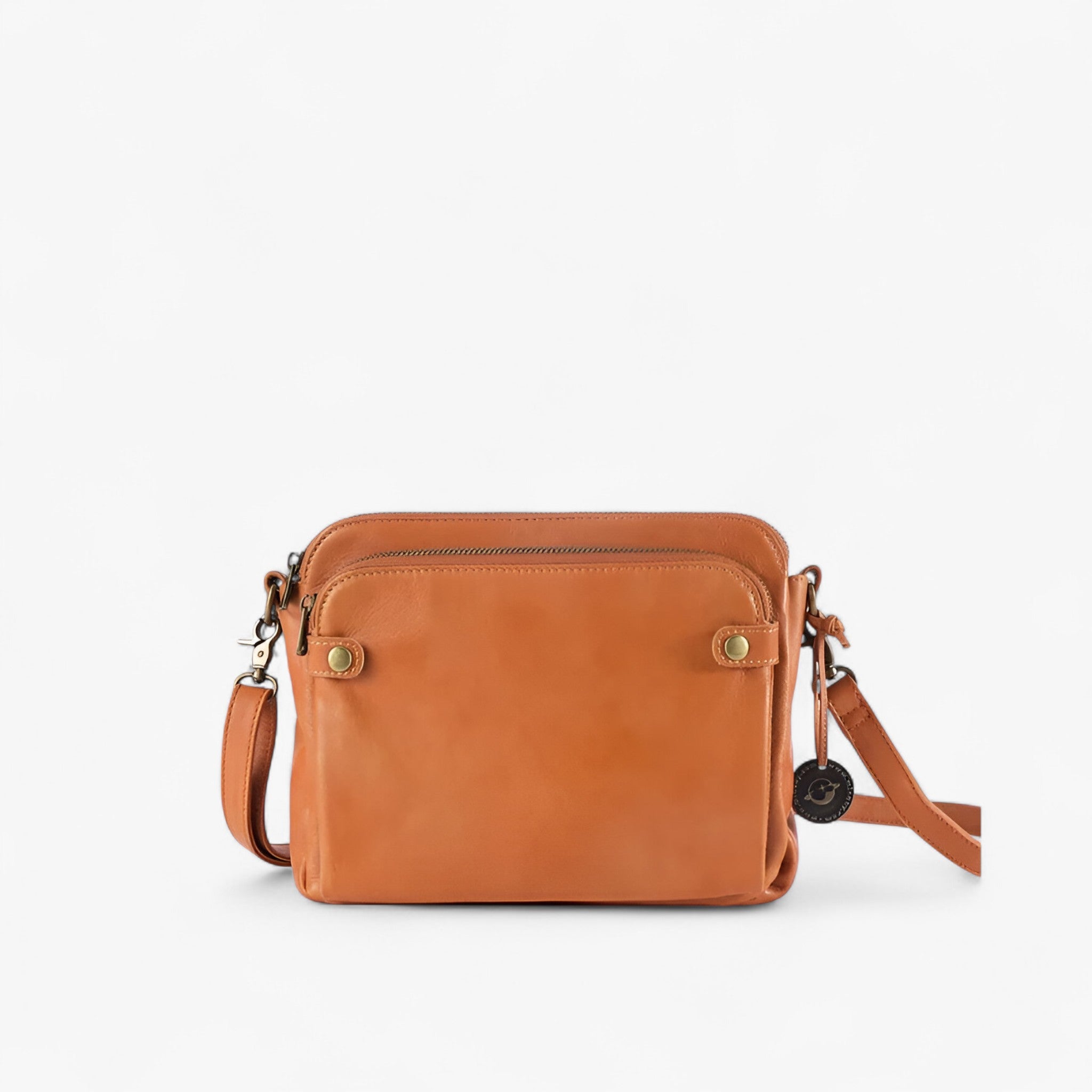 AgentBag™ - Crossbody-skuldertasker i læder - Brun - bags - {{ product_tags }