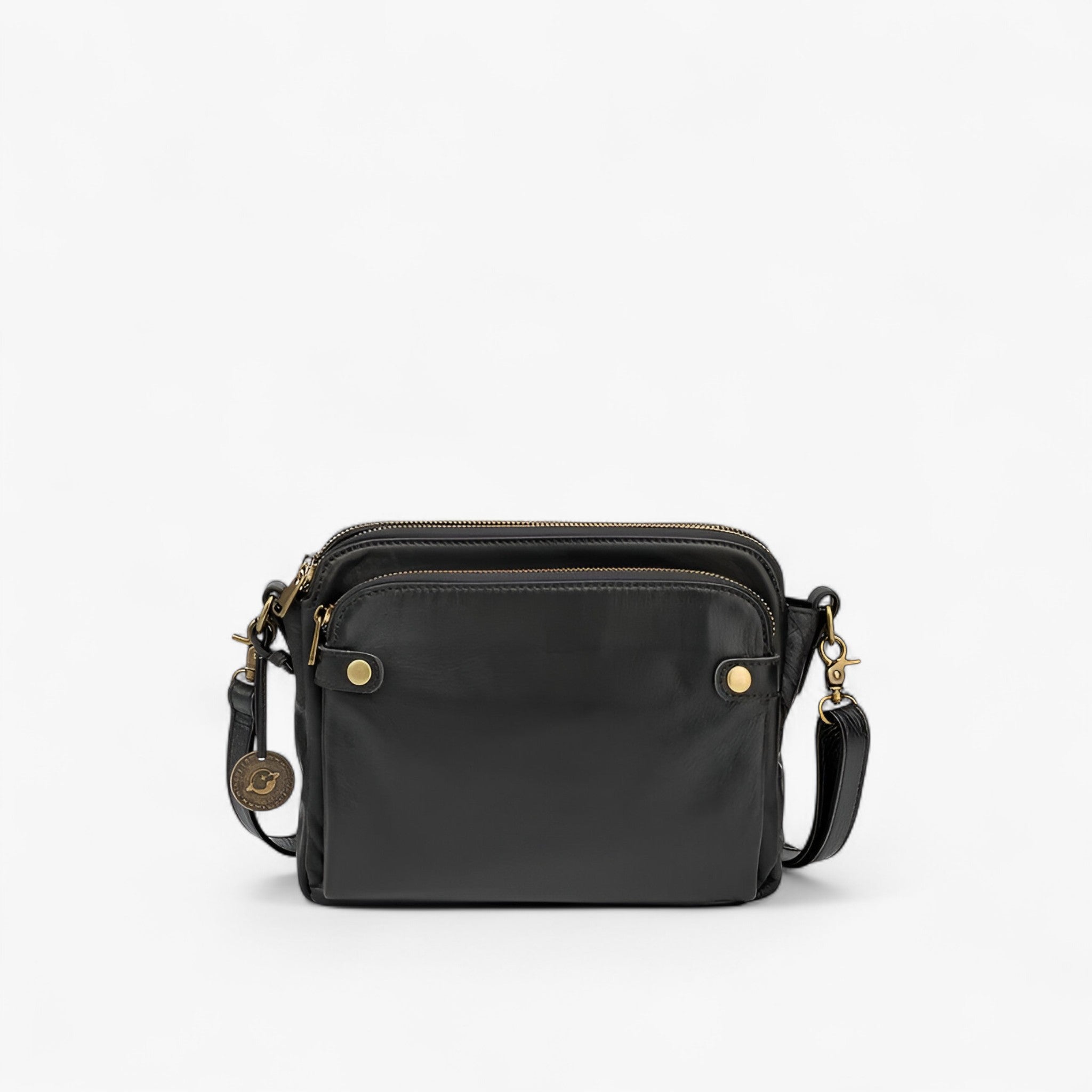 AgentBag™ - Crossbody-skuldertasker i læder - Sort (3 på lager) - bags - {{ product_tags }