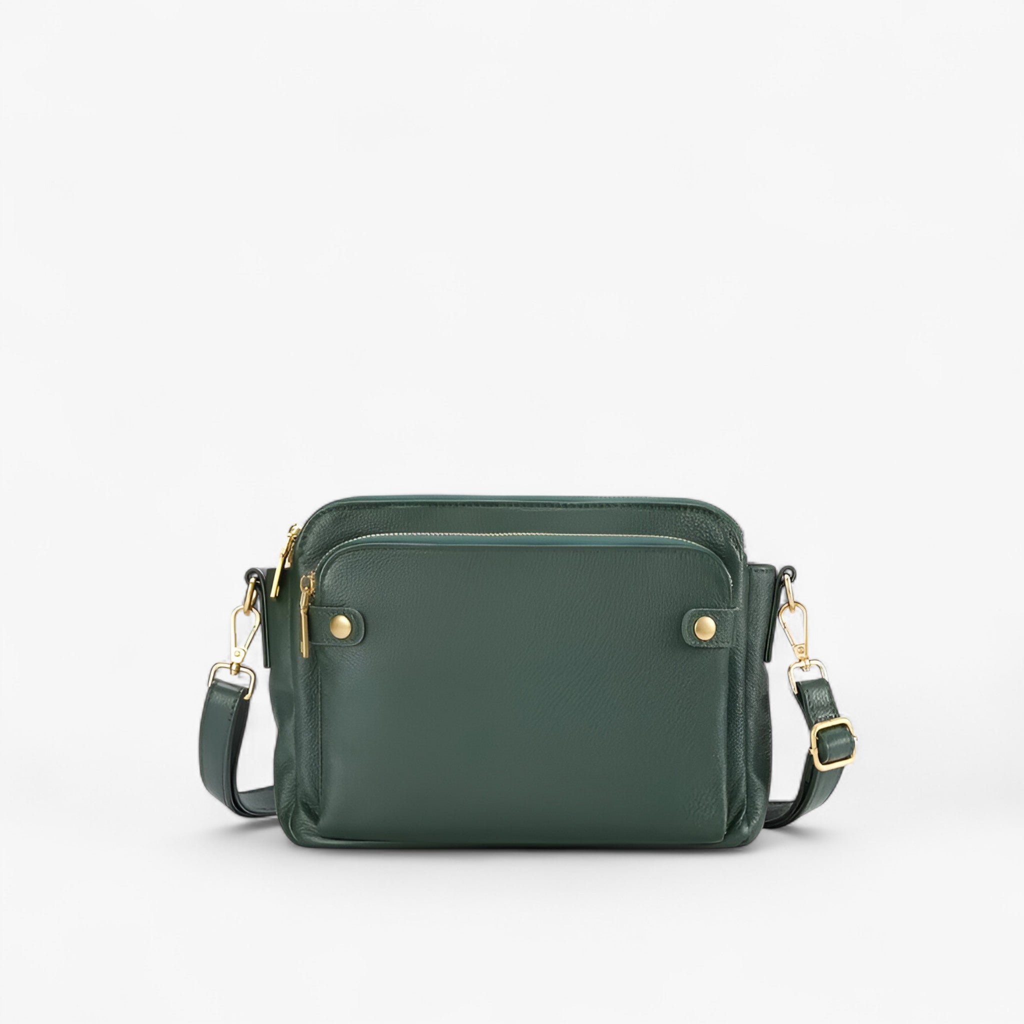 AgentBag™ - Crossbody-skuldertasker i læder - Grøn - bags - {{ product_tags }
