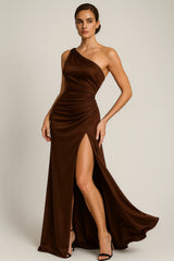 Elena - Maxi Dress with Trendy Effect and Fitted Cut