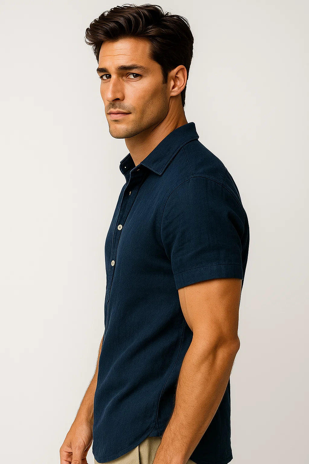 Brent | Elegant Polo i Linned til Mænd - - Brent | Elegant Polo i Linned til Mænd - €25 - {{ product_tags }