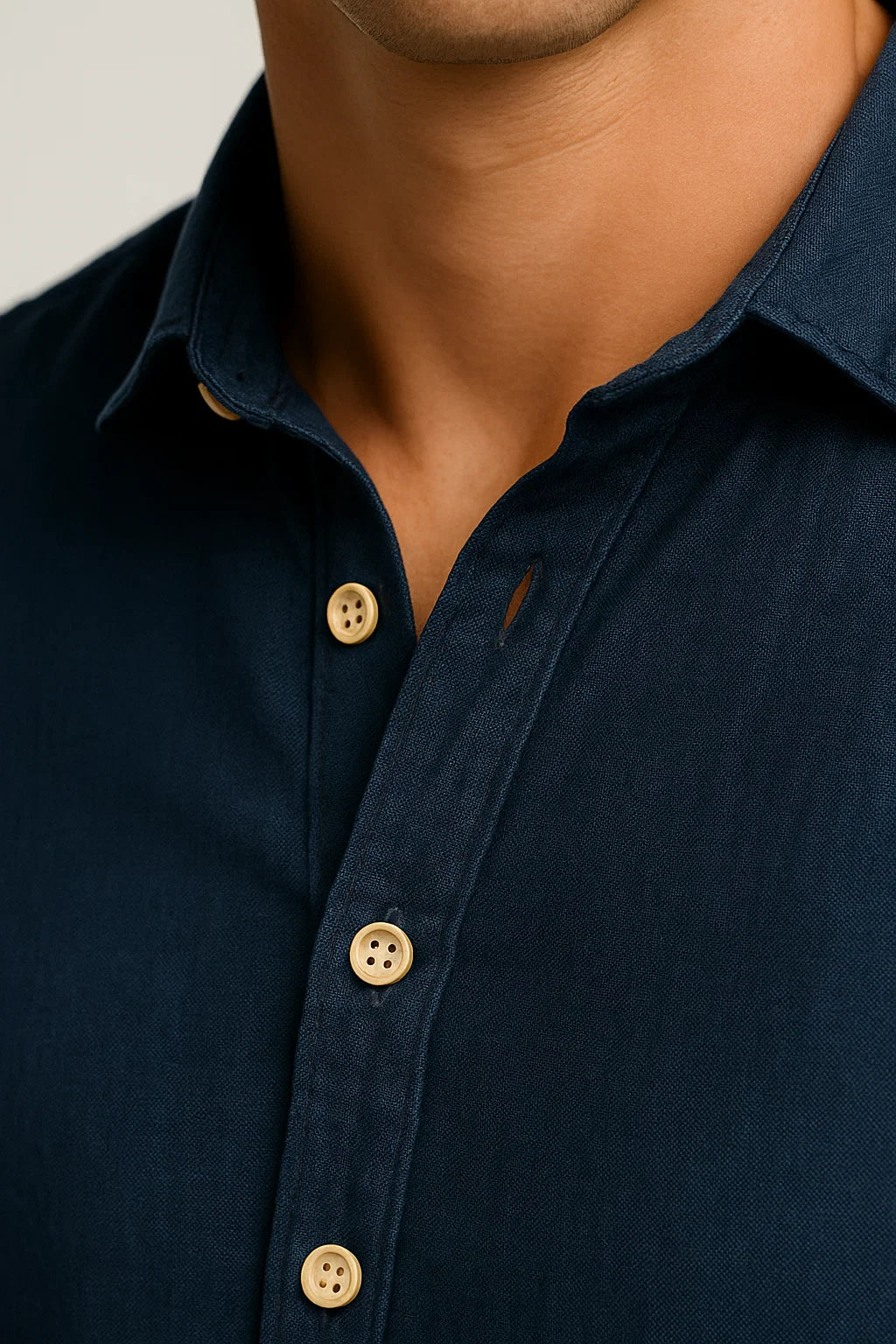 Brent | Elegant Polo i Linned til Mænd - - Brent | Elegant Polo i Linned til Mænd - €25 - {{ product_tags }