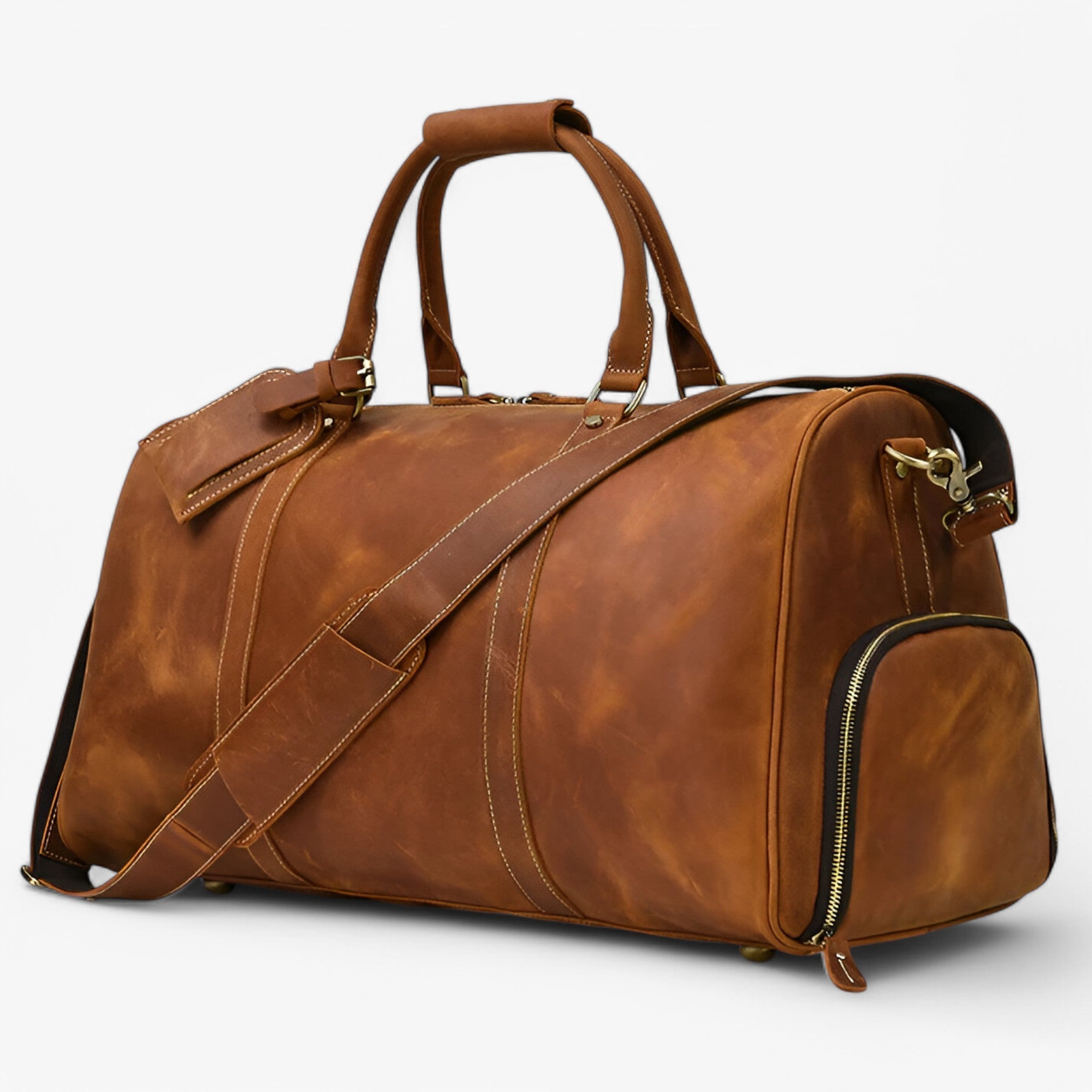 Lorenzo | Elegant Læder Rejsetaske - - bags - {{ product_tags }
