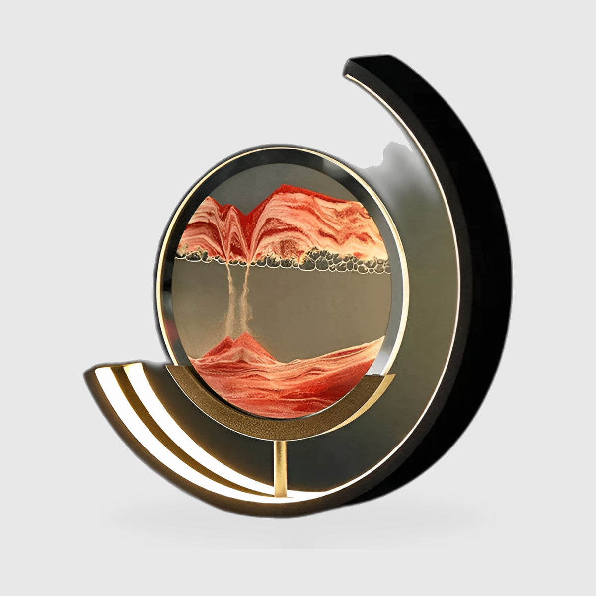 LED Sandkunst Bordlampe – Flydende Sand Design