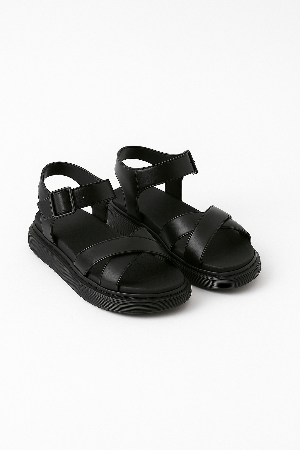 Artemis Plateau-sandaler med spænde - Schwarz - Artemis Plateau-sandaler med spænde - €25 - {{ product_tags }