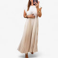 Aduana | Vestido sin mangas con elegantes pliegues