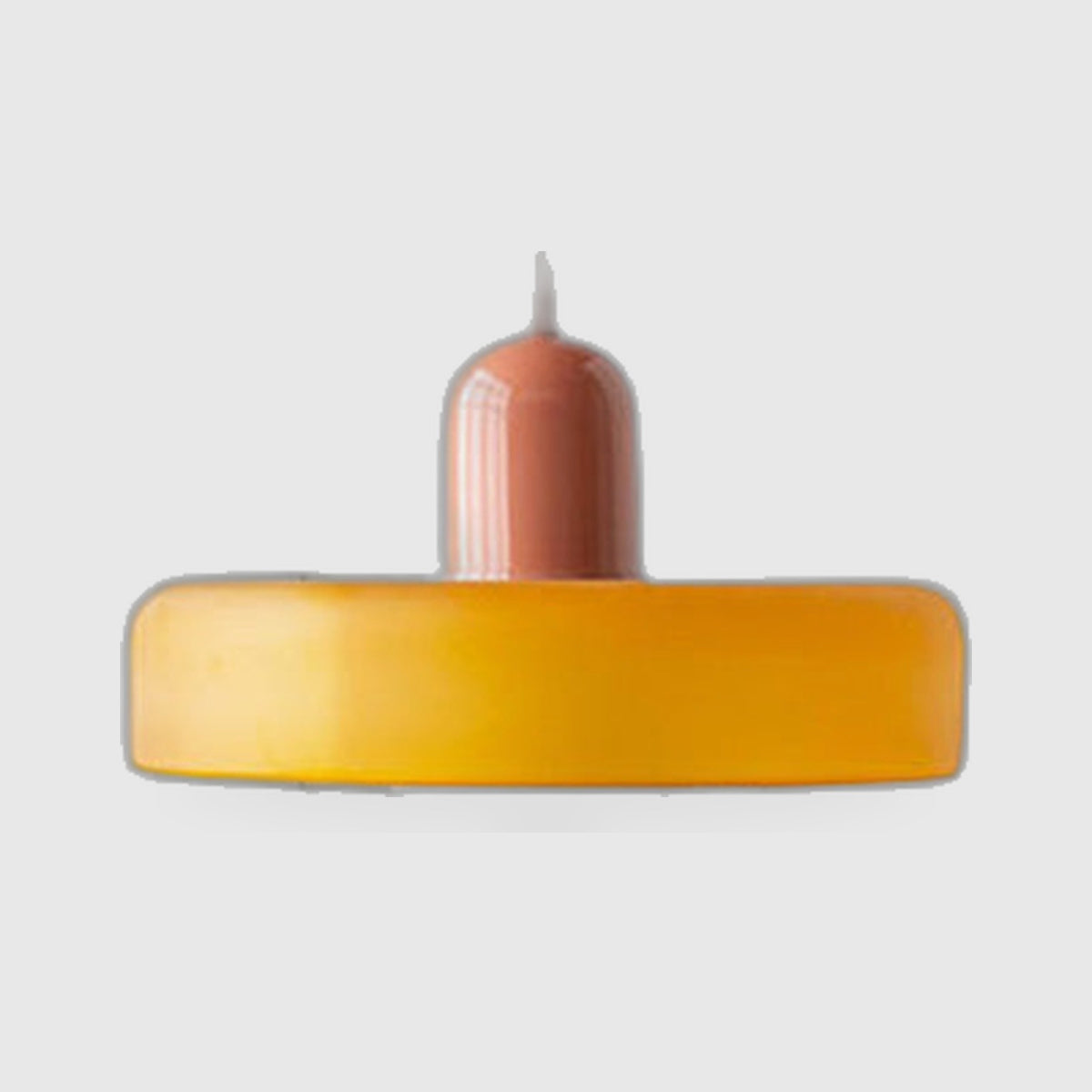 Bauhaus-Stil Glaspendel med Ringskærm