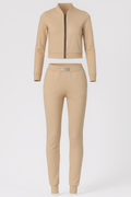 Visilisa | Trening casual pentru femei cu jachetă cu fermoar și pantaloni de jogging