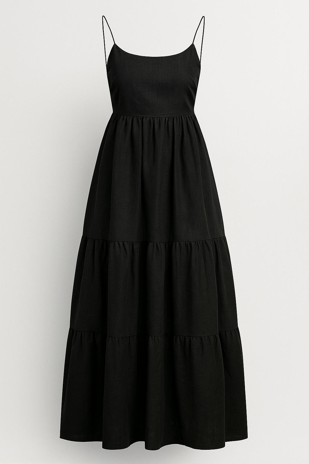 Allesia sommerkjole med spaghetti-stropper - Schwarz - Allesia sommerkjole med spaghetti-stropper- €25 - {{ product_tags }