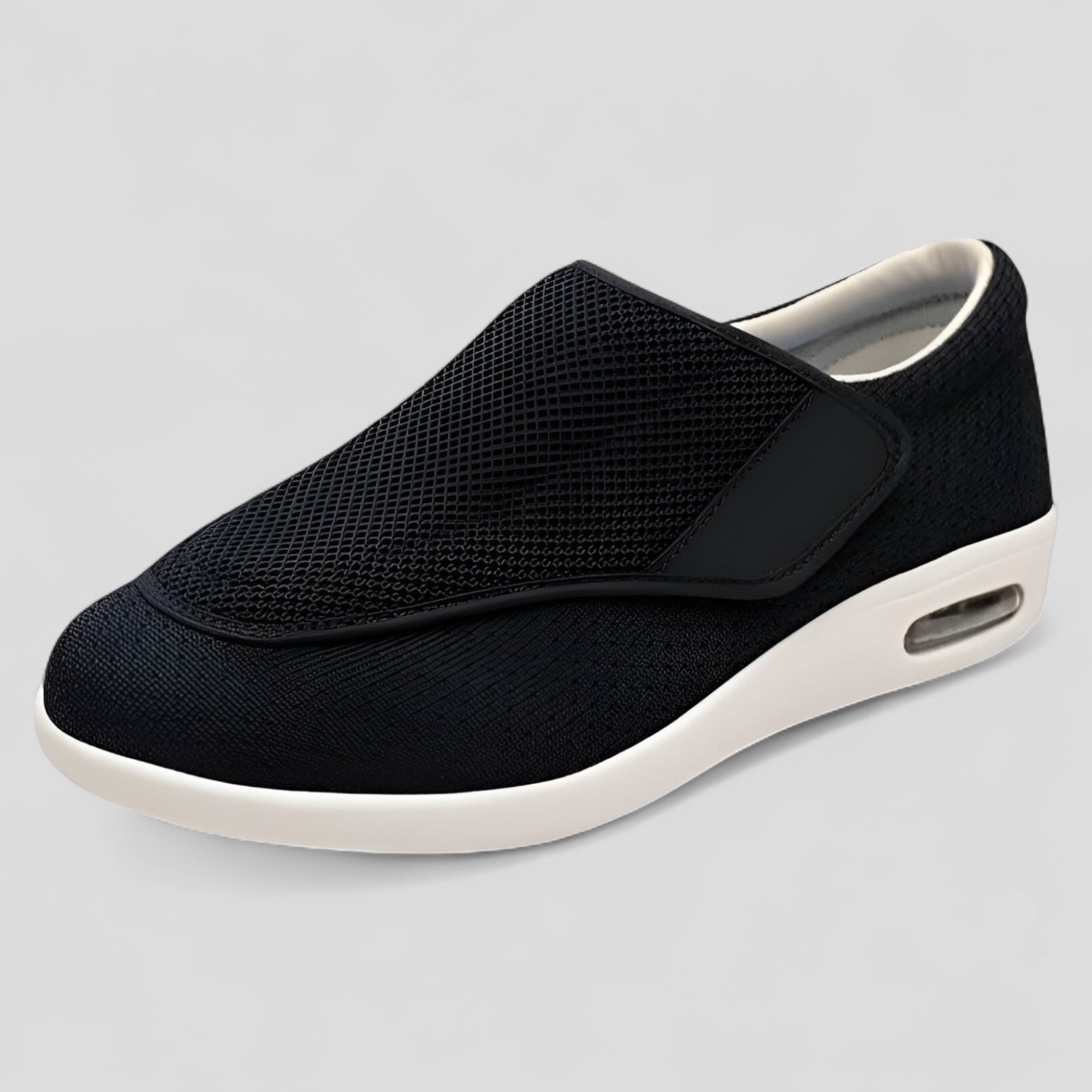 EasyStep | Komfortsko - Polstret og lette - Sort (hvid sål) - shoes - {{ product_tags }