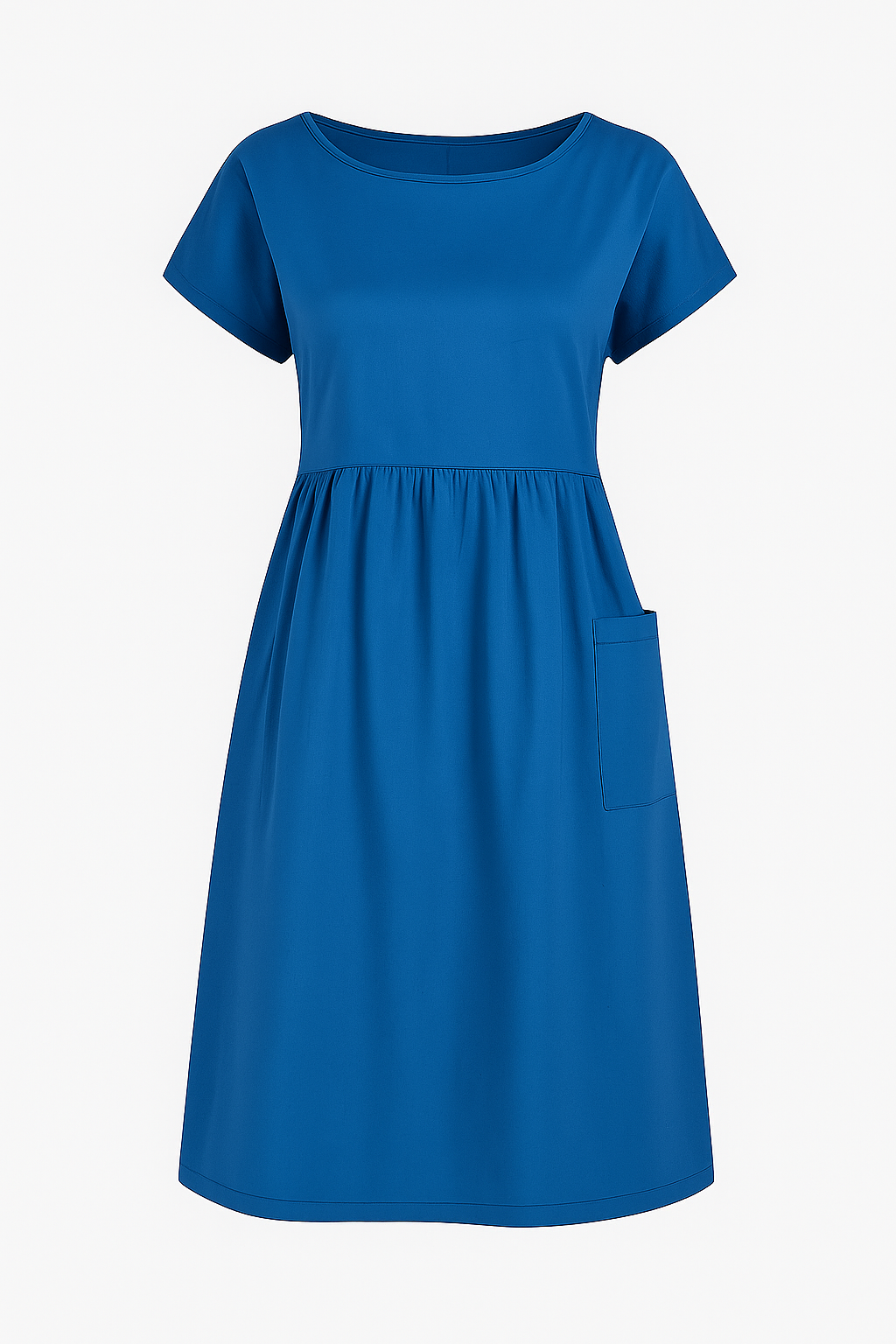 Eustasia | Sommerligt fritidskjole med lommer - Blå - Eustasia | Sommerligt fritidskjole med lommer - €25 - {{ product_tags }