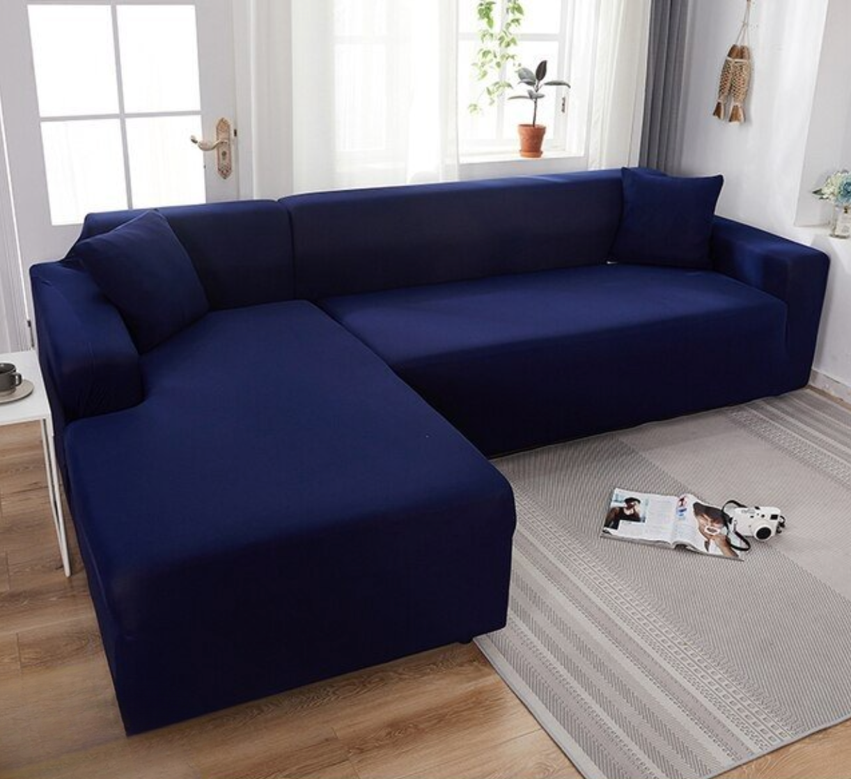 SofCove - vaskbart betræk med forlænget levetid, vandafvisende, elastisk - Marineblå - SofCove - vaskbart betræk med forlænget levetid, vandafvisende, elastisk- €25 - {{ product_tags }