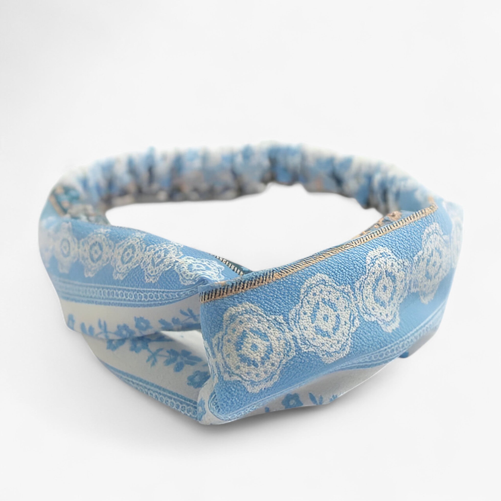 Fascia med boheme-tryk Vintage bandana - Himmelblå - women's fashion - {{ product_tags }