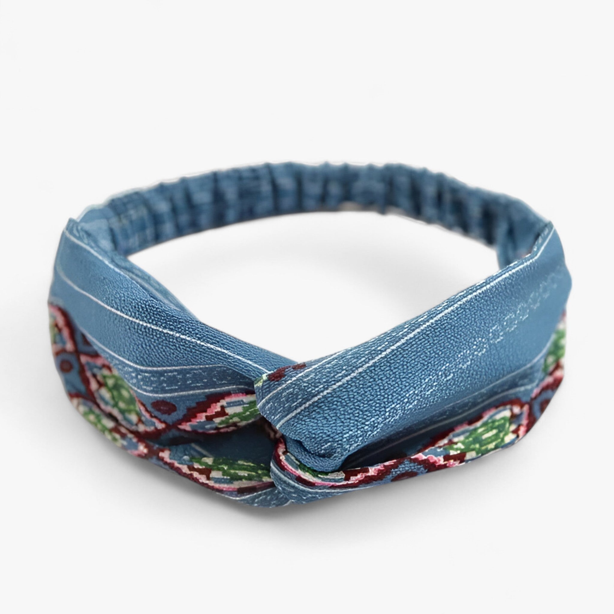 Fascia med boheme-tryk Vintage bandana - Blå - women's fashion - {{ product_tags }