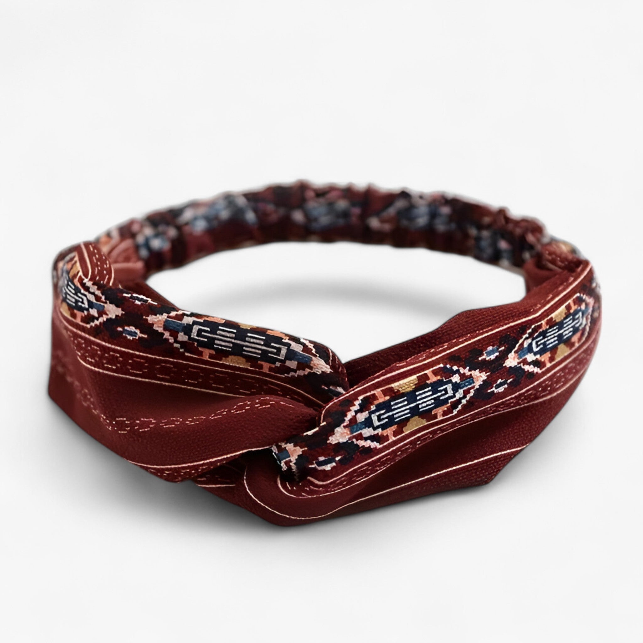 Fascia med boheme-tryk Vintage bandana - Rød - women's fashion - {{ product_tags }