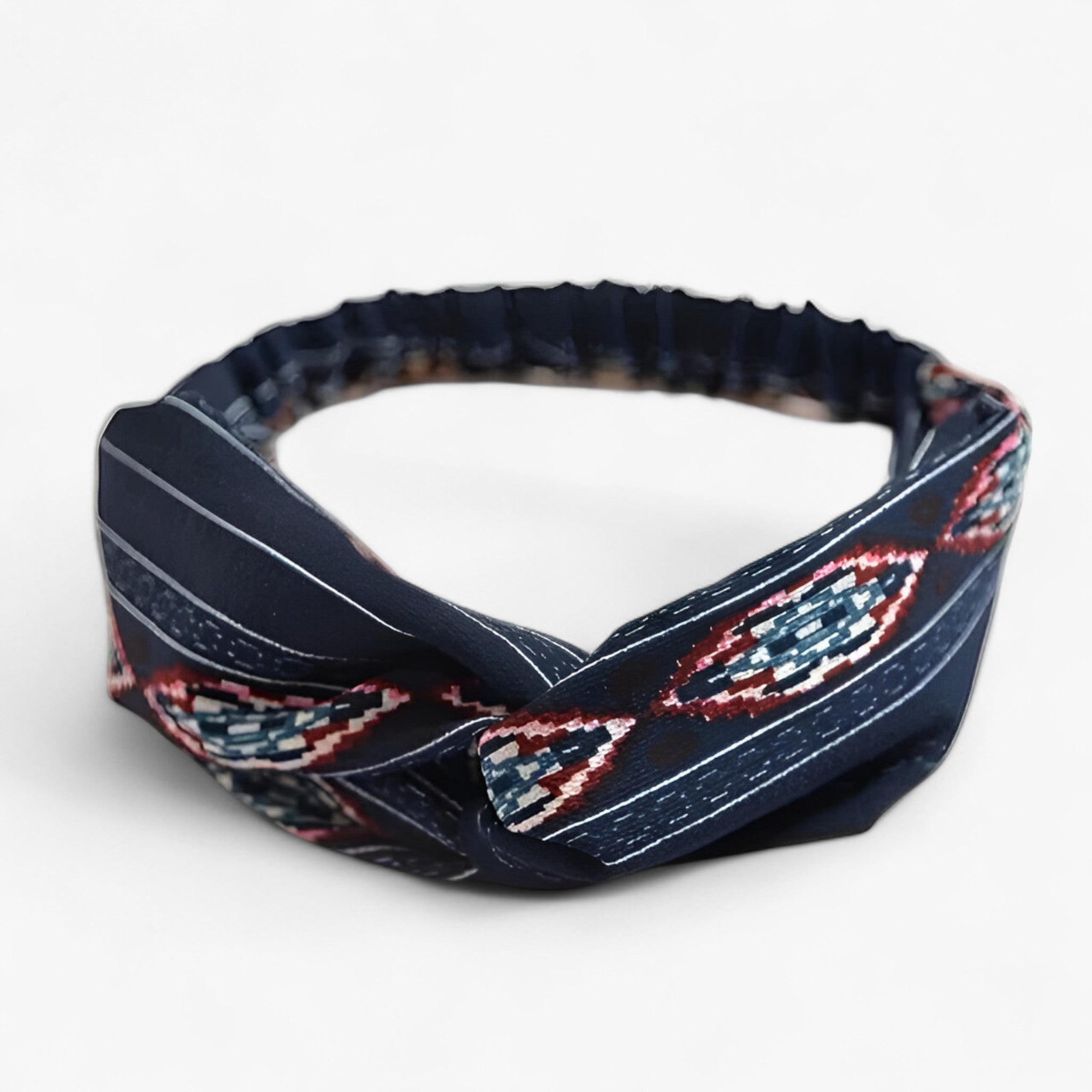 Fascia med boheme-tryk Vintage bandana - Mørkeblå - women's fashion - {{ product_tags }