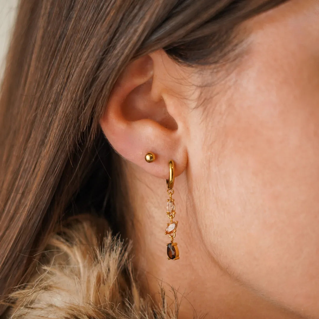 CONSTANCE Guldtonet Smykke-Gavesaet - - Jewelry Set - {{ product_tags }