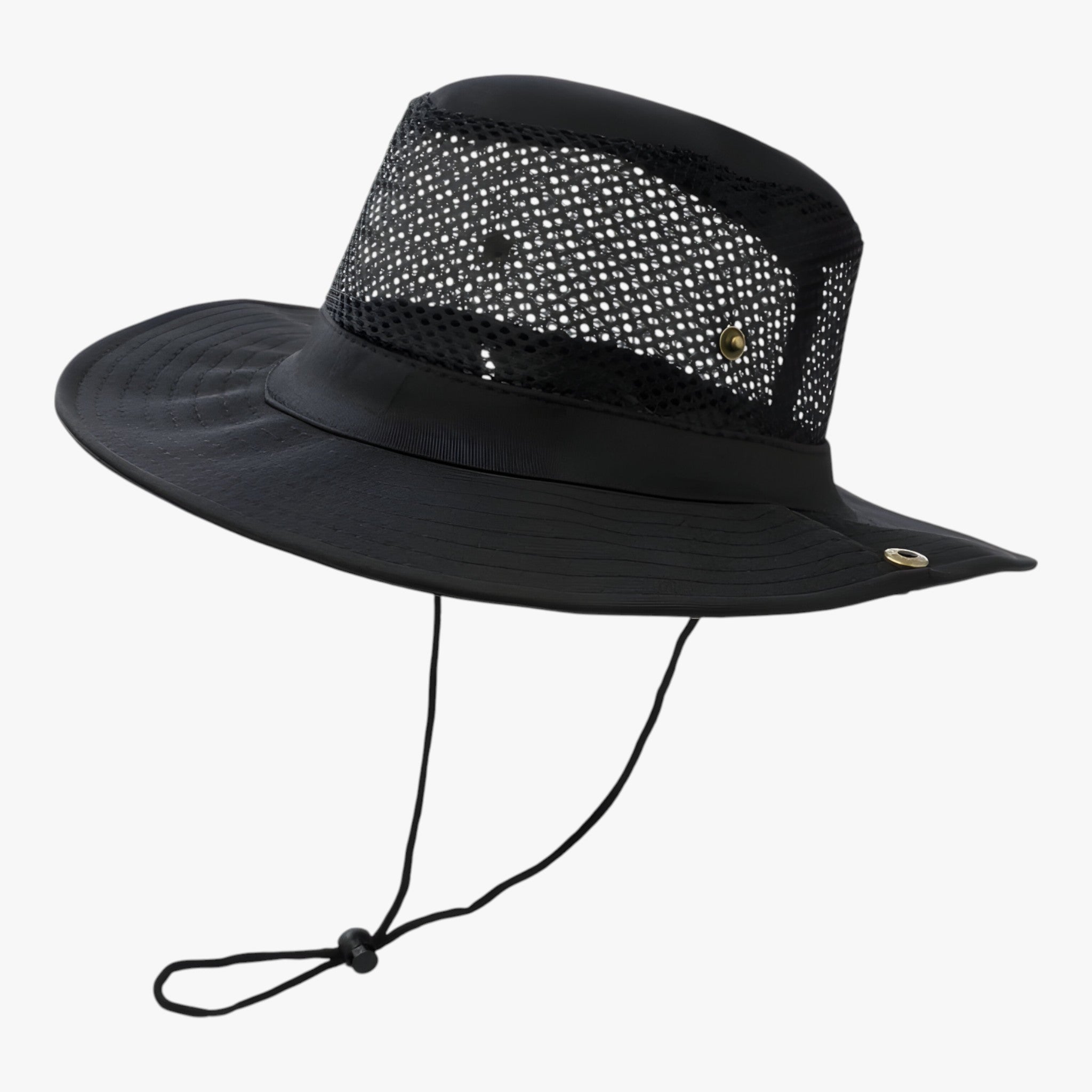 Herre åndbar sommerhat - Sort - Herre åndbar sommerhat - €25 - {{ product_tags }