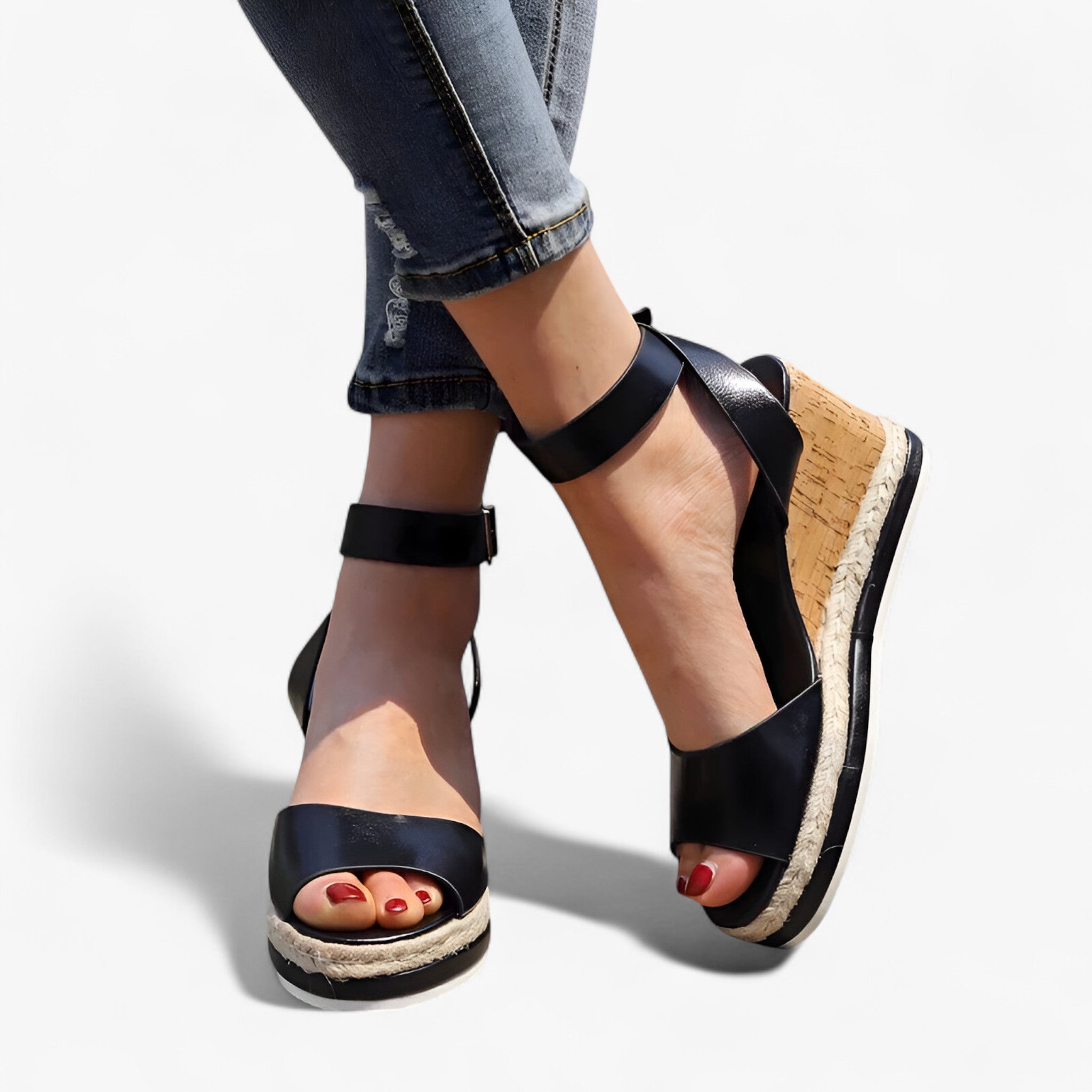 Elaina | Hællede sandaler – Trendy og komfortable - - women's fashion - {{ product_tags }