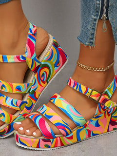 Selora | Platform ankelremsandaler