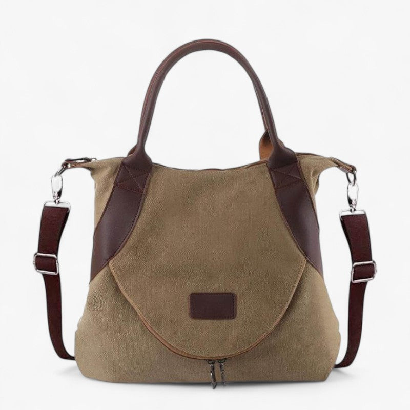Stor lærredstaske med lomme - - bags - {{ product_tags }