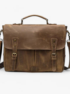 Matthew | Vintage læder skuldertaske