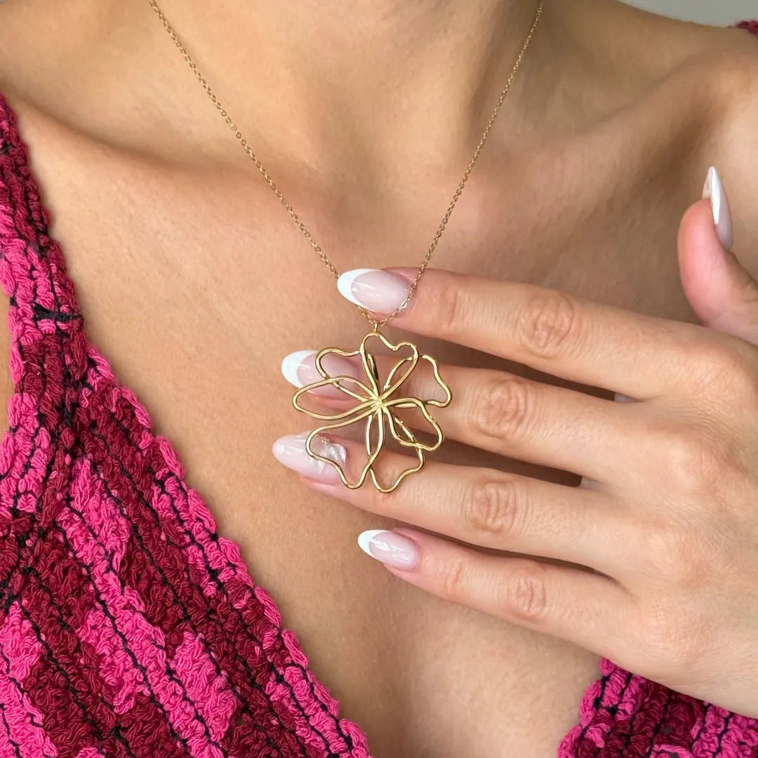 VERONICA Guldtonet Smykkesaet - - Jewelry Set - {{ product_tags }