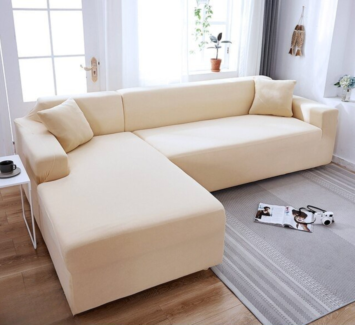 SofCove - vaskbart betræk med forlænget levetid, vandafvisende, elastisk - Fløde - SofCove - vaskbart betræk med forlænget levetid, vandafvisende, elastisk- €25 - {{ product_tags }