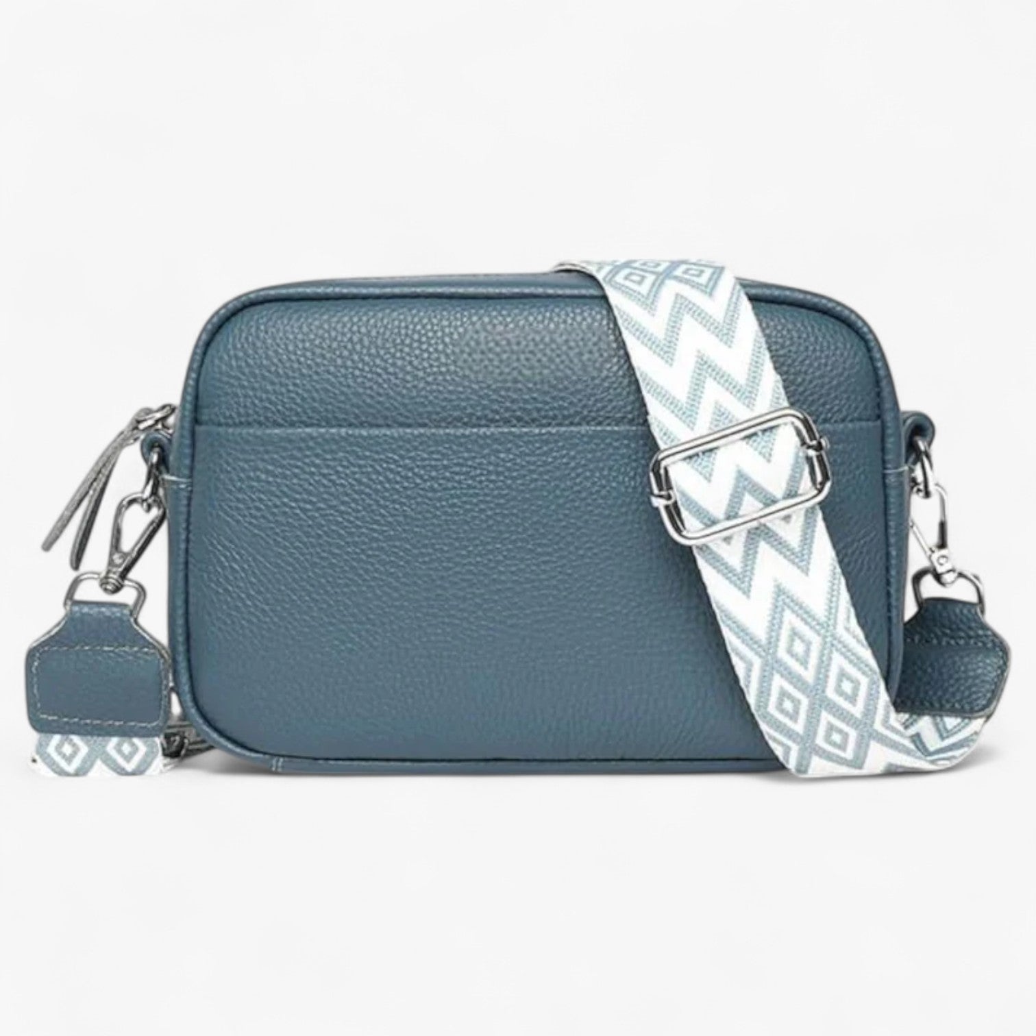 CrossbodyBag™ - Læder Dametaske - Blå - bags - {{ product_tags }