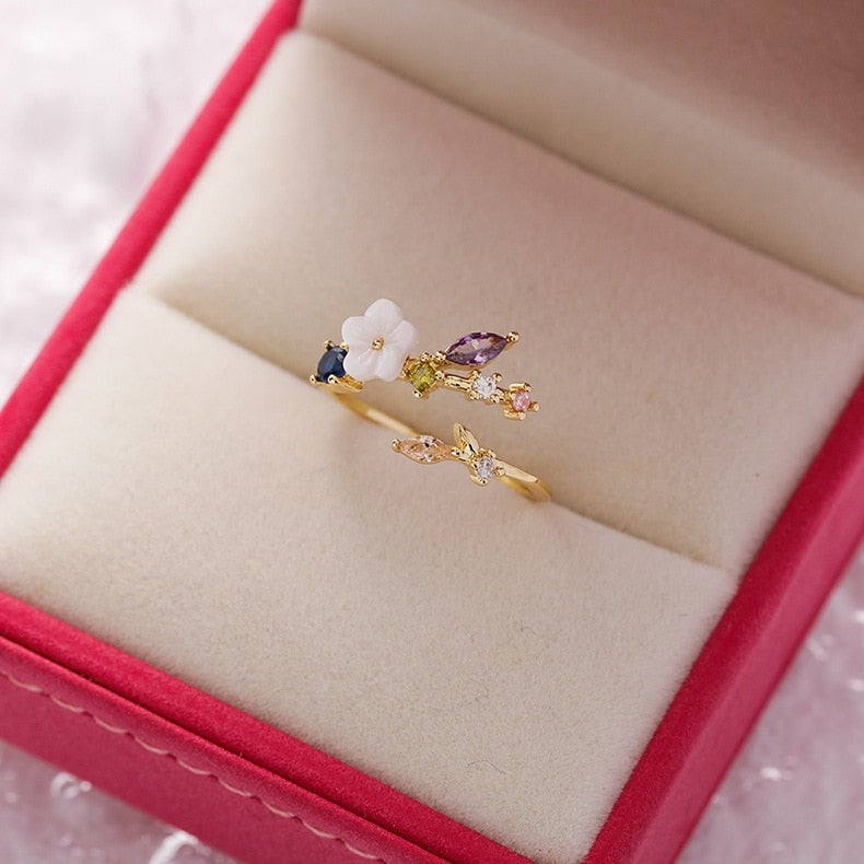 Antira Blomster Ring - Default Title - women's fashion - {{ product_tags }