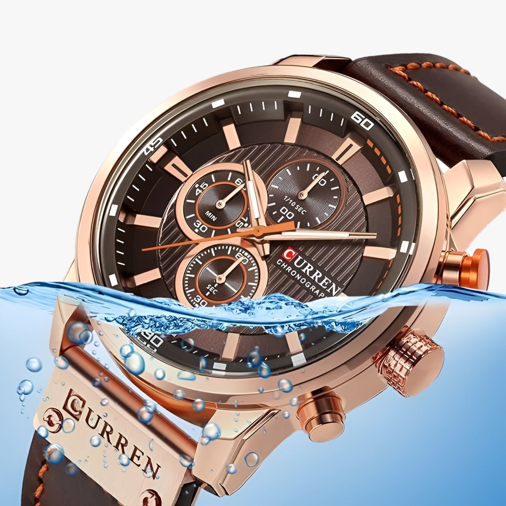 CURREN kronograf armbåndsur til mænd - - watches - {{ product_tags }