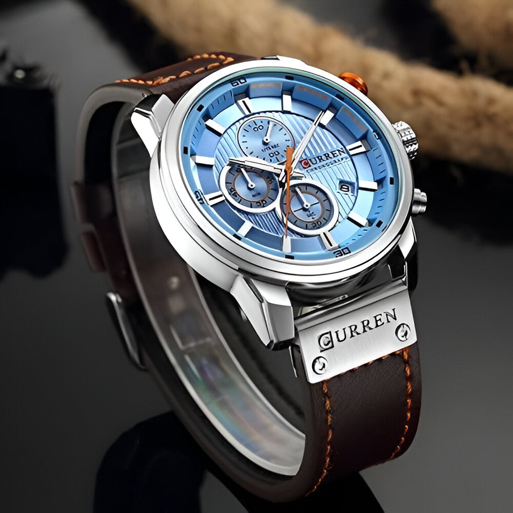 CURREN kronograf armbåndsur til mænd - - watches - {{ product_tags }