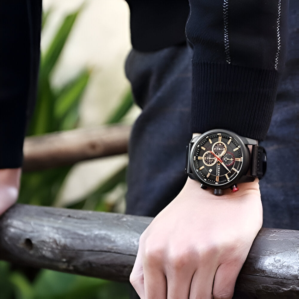 CURREN kronograf armbåndsur til mænd - - watches - {{ product_tags }