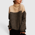 Dame Cashmere Turtleneck Sweater - Blød Strikpullover