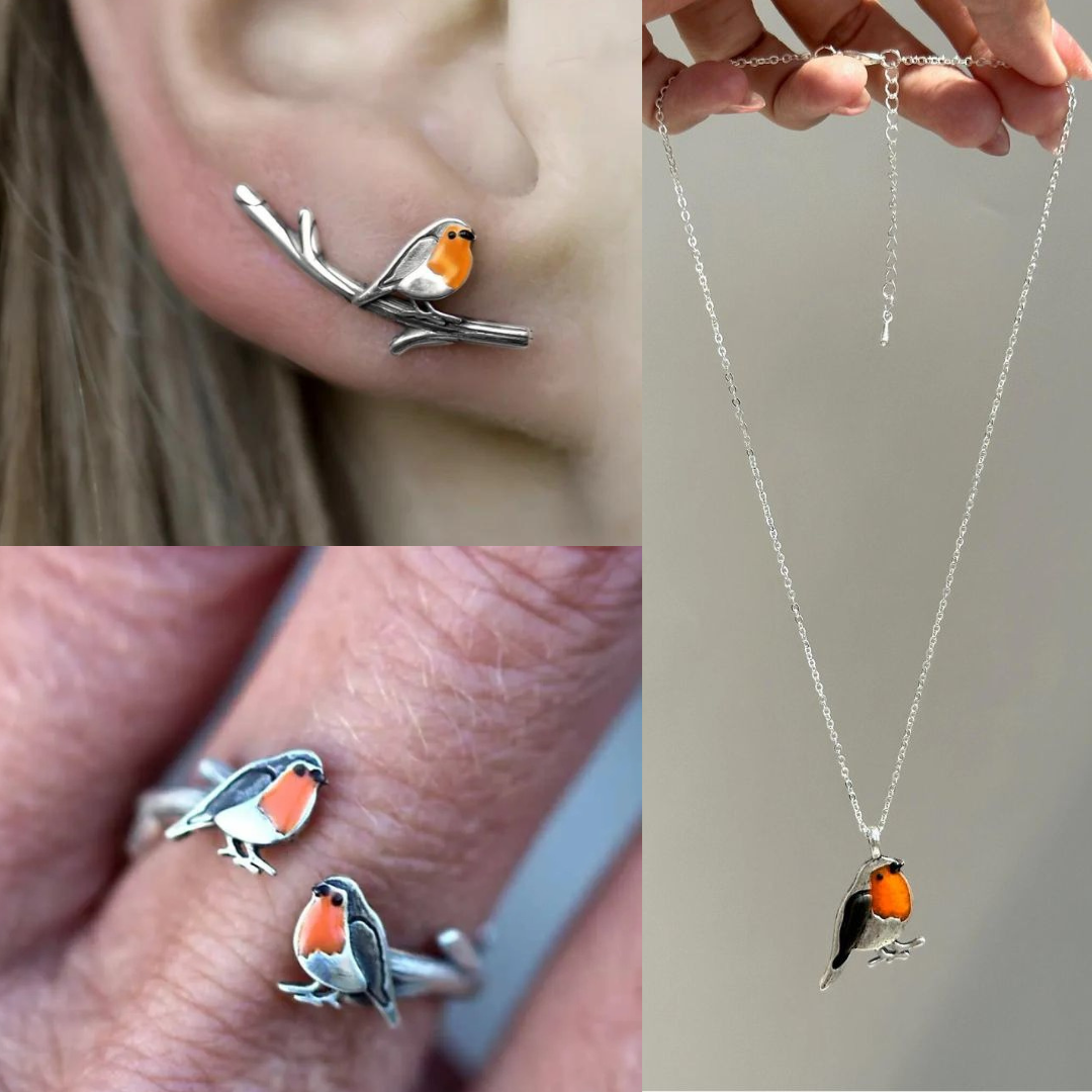 Lykkefugl Smykkesaet - Symbol paa Haab - Standard - Jewelry Set - {{ product_tags }