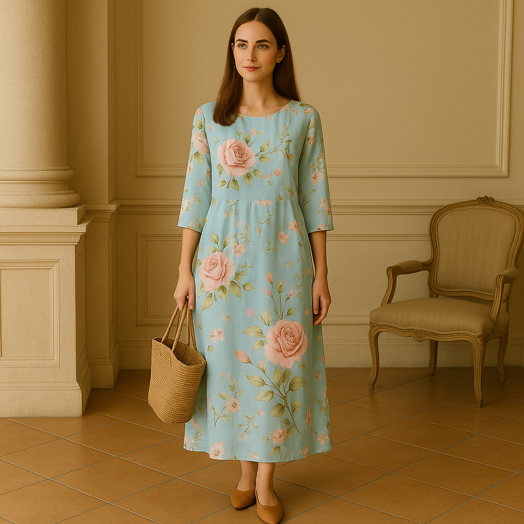 Brianna | Elegant Blomsterkjole - - women's fashion - {{ product_tags }