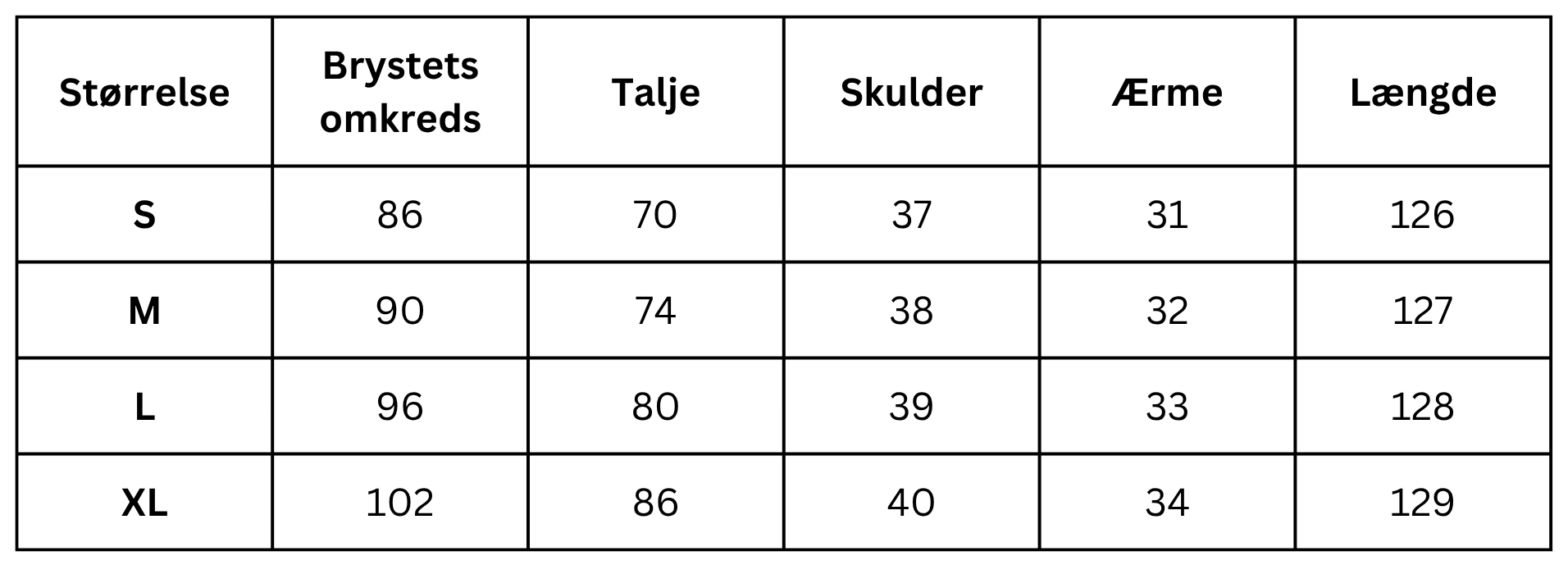 Size Guide