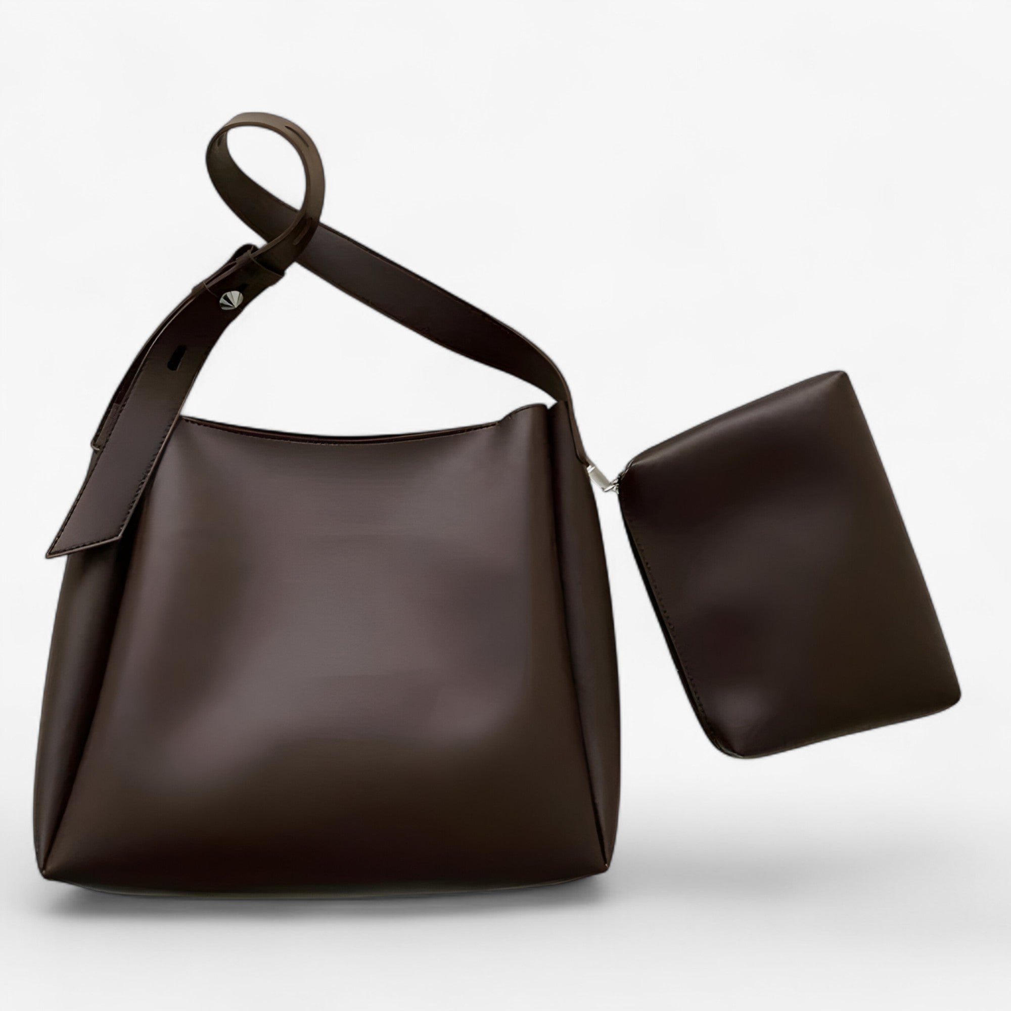 Arabela - Taske i læder - Mørkebrun - bags - {{ product_tags }