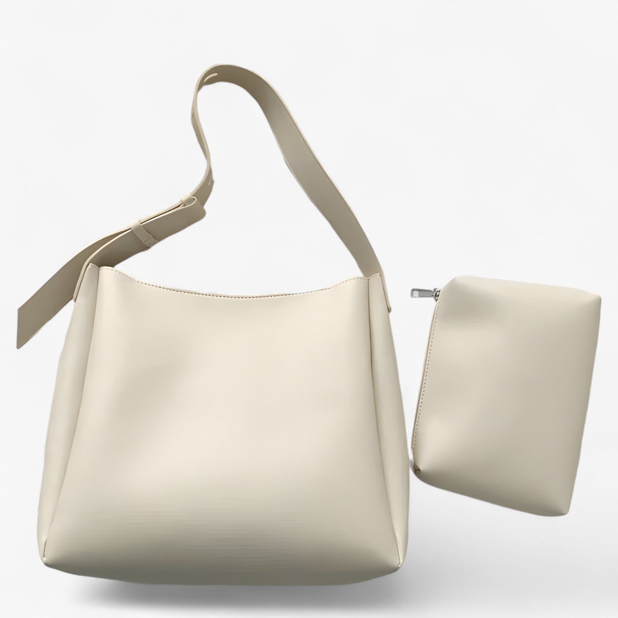 Arabela - Taske i læder - Beige - bags - {{ product_tags }