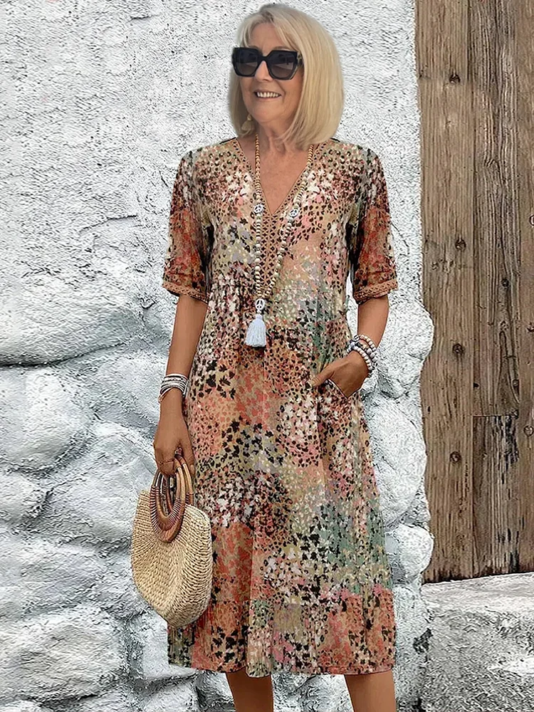 Florencia™ - Livlig midikjole
