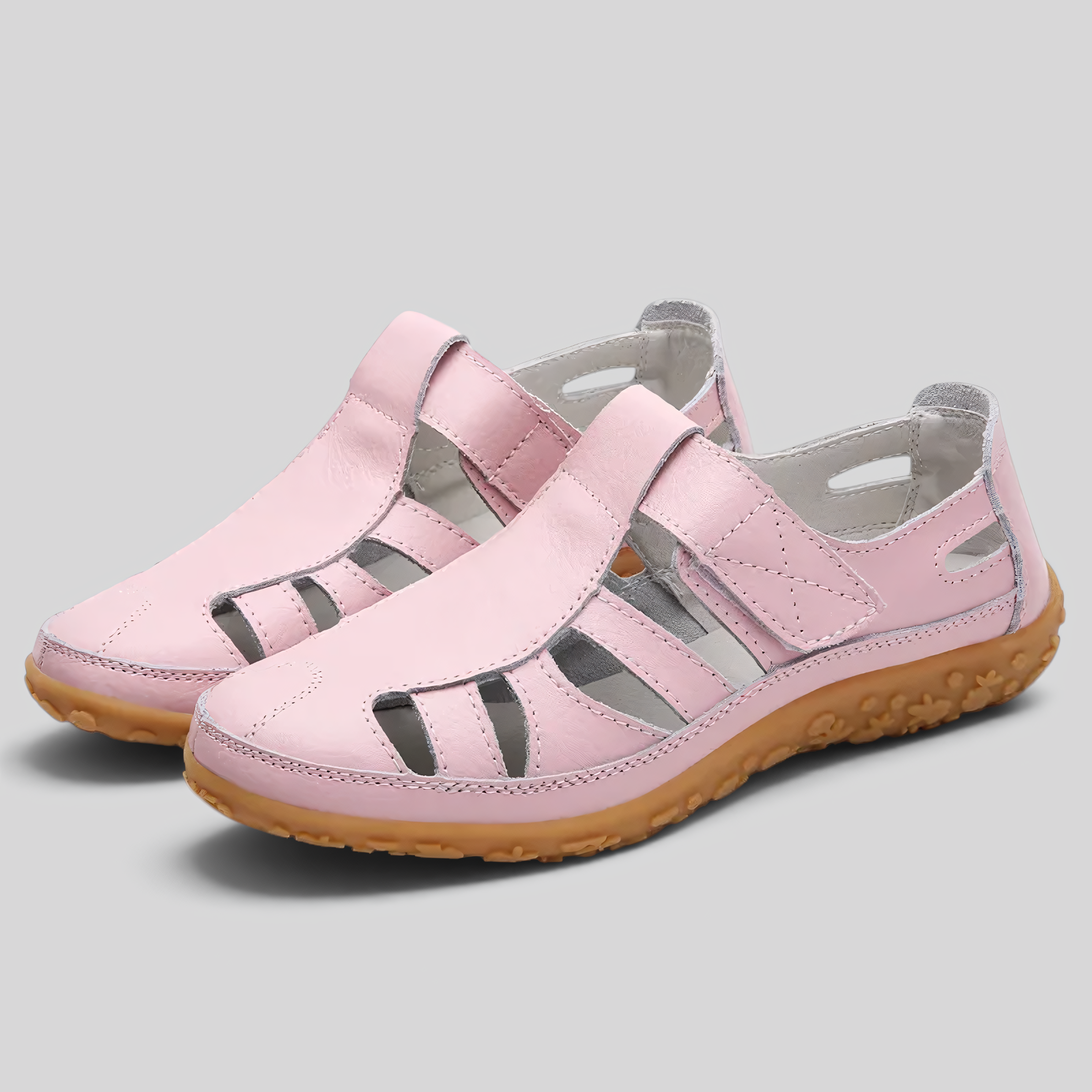 Damesandaler - Ortopædiske, skridsikre og komfortable - Pink - image_ai - {{ product_tags }