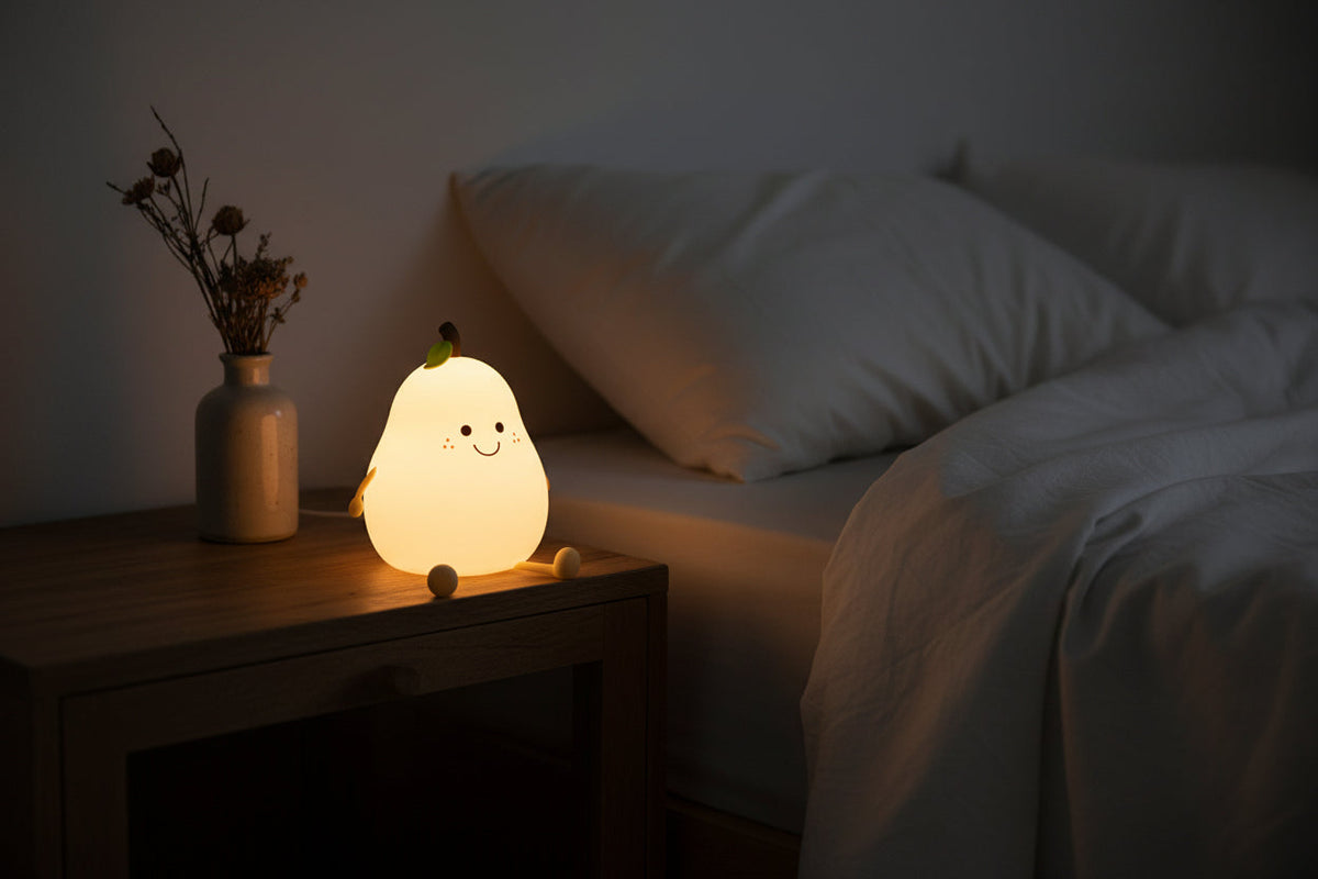 Silikone Pære Natlampe – Berøringsdæmpbar Sengelampe - - Silicone Night Light - {{ product_tags }