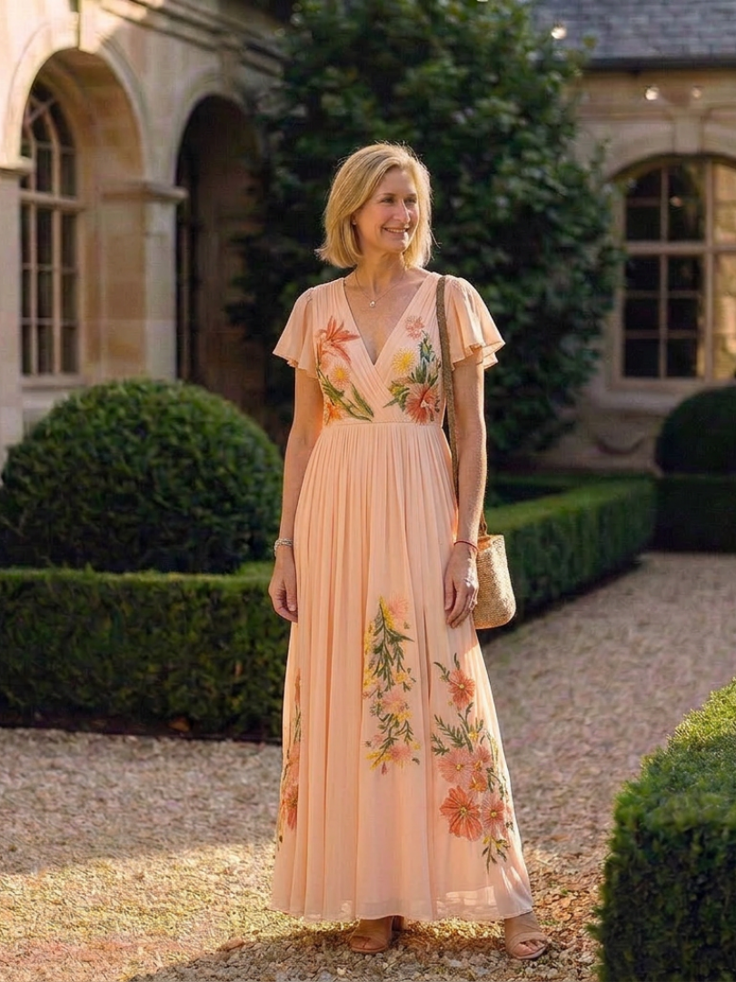 CALISTA | BLOMSTRET MAXIKJOLE