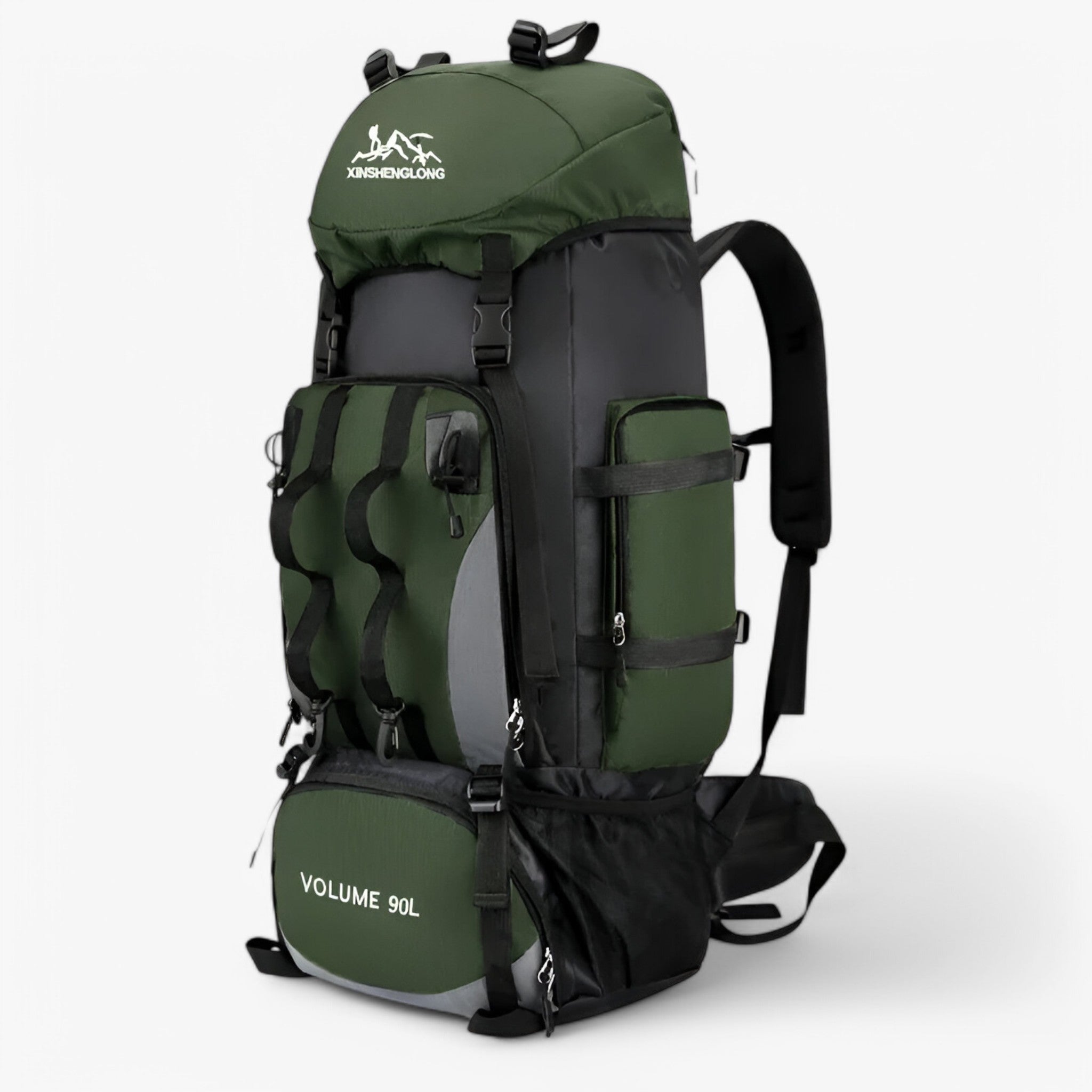 Vandtæt rygsæk til vandreture og camping - Grøn - bags - {{ product_tags }